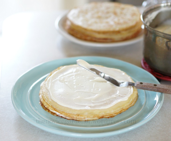 how to make mille crepe cake