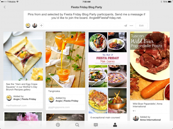 Fiesta Friday Blog Party Group Board on Pinterest