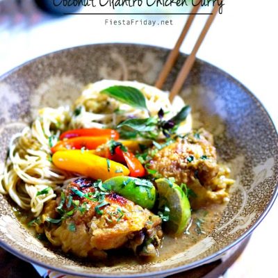Coconut Cilantro Chicken Curry