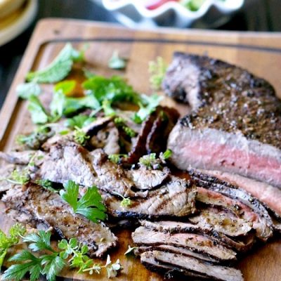 London Broil, Lebanese-flavored