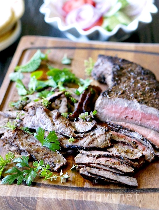 London Broil, Lebanese-flavored