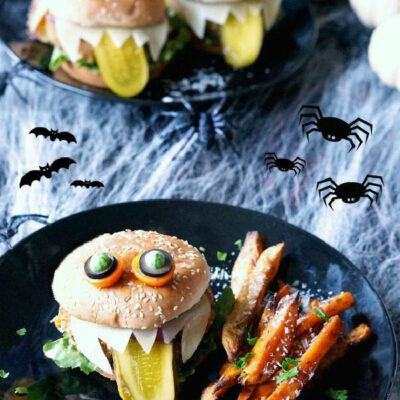 Halloween Monster Burgers