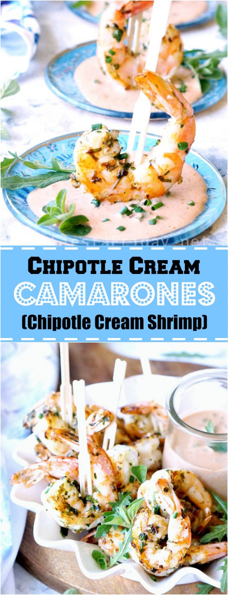 Chipotle Cream Shrimp Appetizer