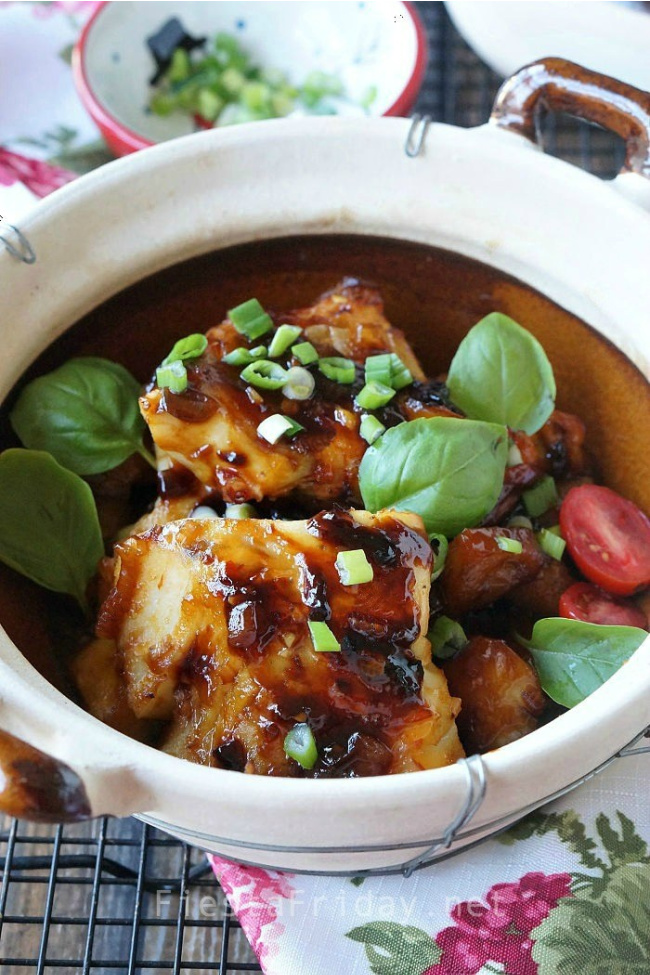 Vietnamese Caramel Salmon With Steamed Ginger Rice, Recipe