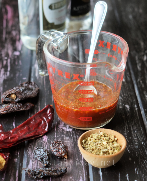 Pineapple Margarita Marinade for the ultra-flavorful Chicken Quesadillas that's been nicknamed Killer Quesadillas because they're just so incredibly delicious #quesadilla #quesadillas #mexicanfood #cincodemayo #appetizer #chicken #pineapple #margarita #tequila #triplesec #limejuice