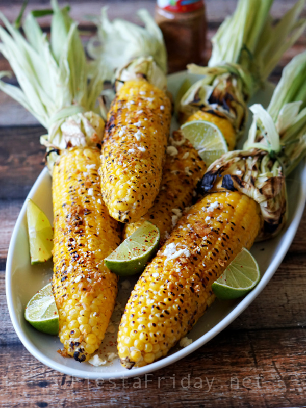 Grilled Corn | FiestaFriday.net