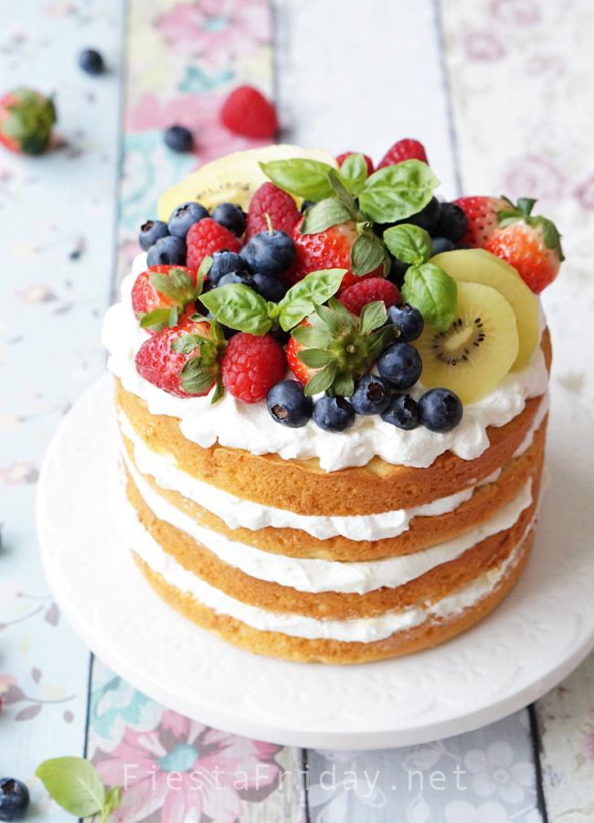 Battenberg Cake with Coffee and Walnuts - Avocado Pesto