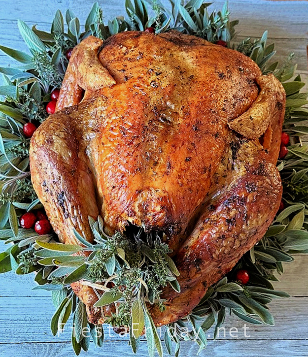 Thanksgiving Roasted Turkey 2023 | FiestaFriday.net