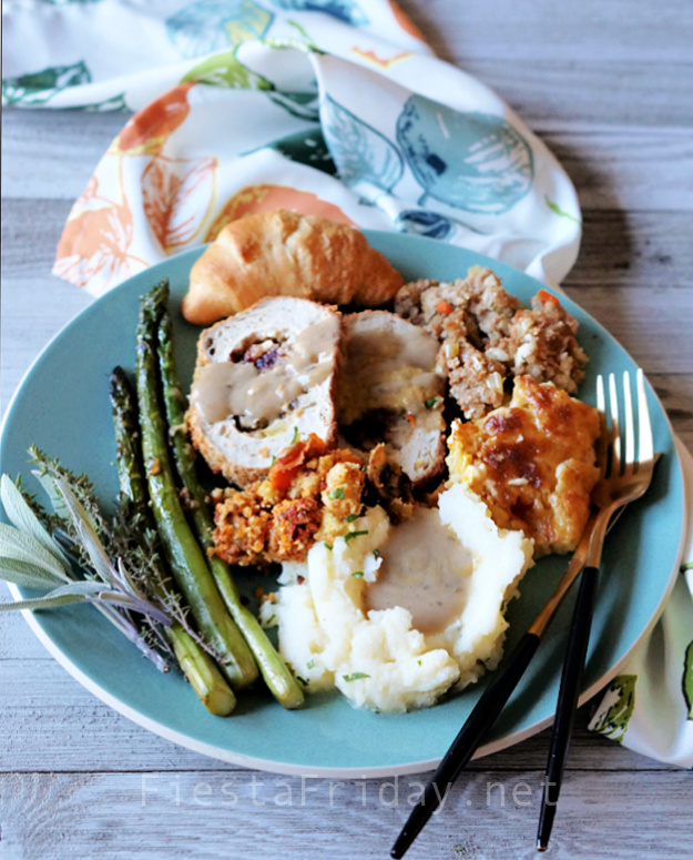Vegan Thanksgiving Dinner | FiestaFriday.net