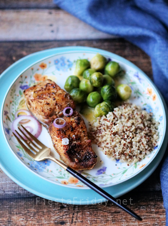 Air-Fried Bronzed Mahi Mahi | FiestaFriday.net
