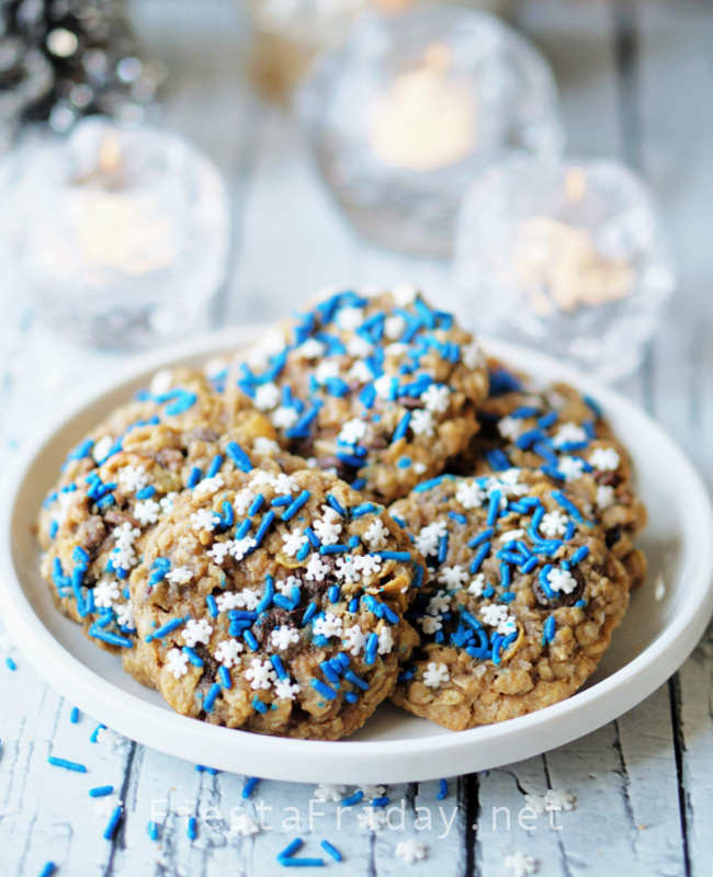 Hanukkah Compost Cookies | FiestaFriday.net