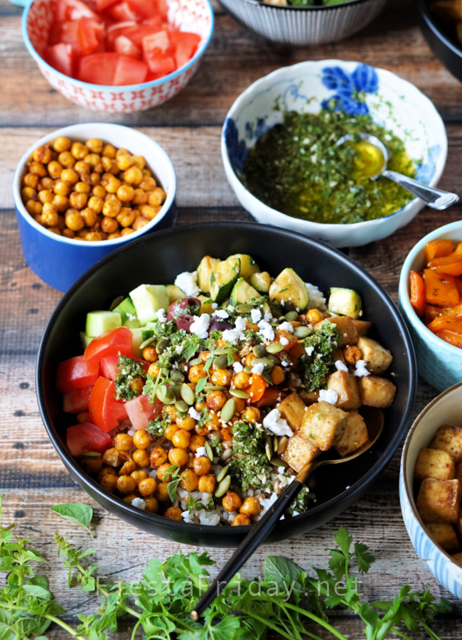 DIY Grain Bowls | FiestaFriday.net