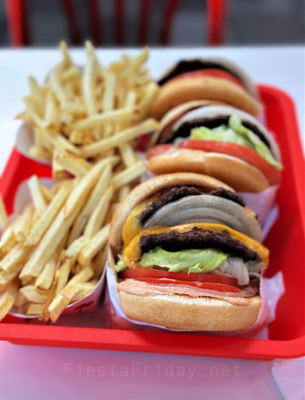 In-N-Out Burgers and Fries | FiestaFriday.net