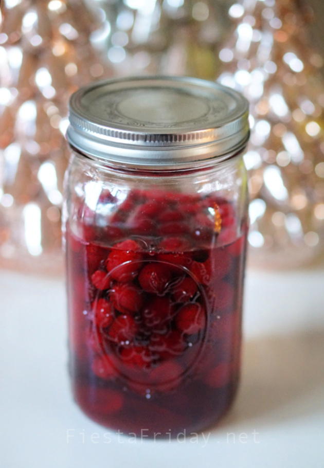 Pickled Cranberries | FiestaFriday.net