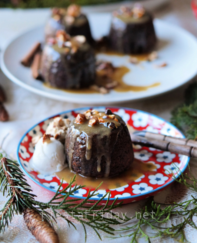 Vegan Sticky Toffee Pudding | FiestaFriday.net